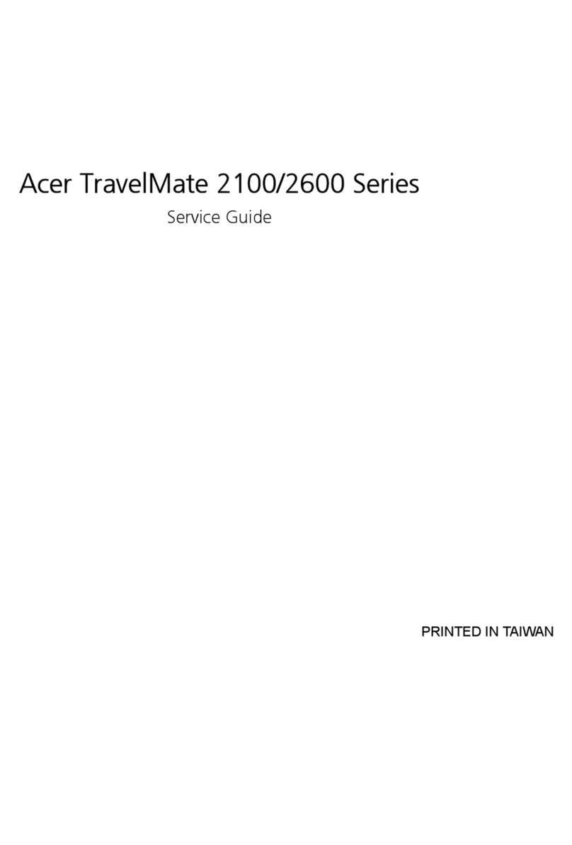 Acer TravelMate 2100 Service guide
