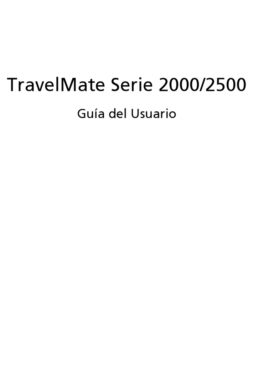 Acer TravelMate 2000 Quick start guide