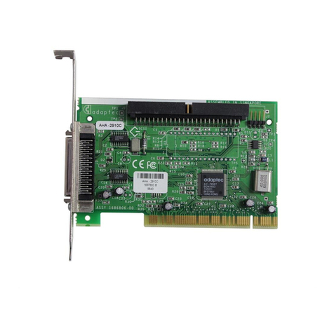 Adaptec 2910C - AHA Storage Controller Fast SCSI 10... User manual Adaptec 2910C - AHA Storage Controller Fast SCSI 10... User manual