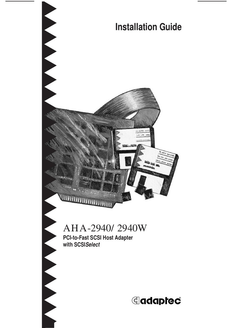 Adaptec 2940W - AHA Storage Controller FW SCSI 20... installation guide