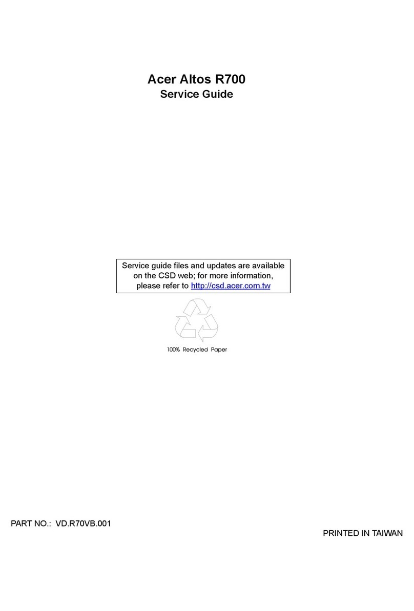 Acer Altos R700 Series Service guide