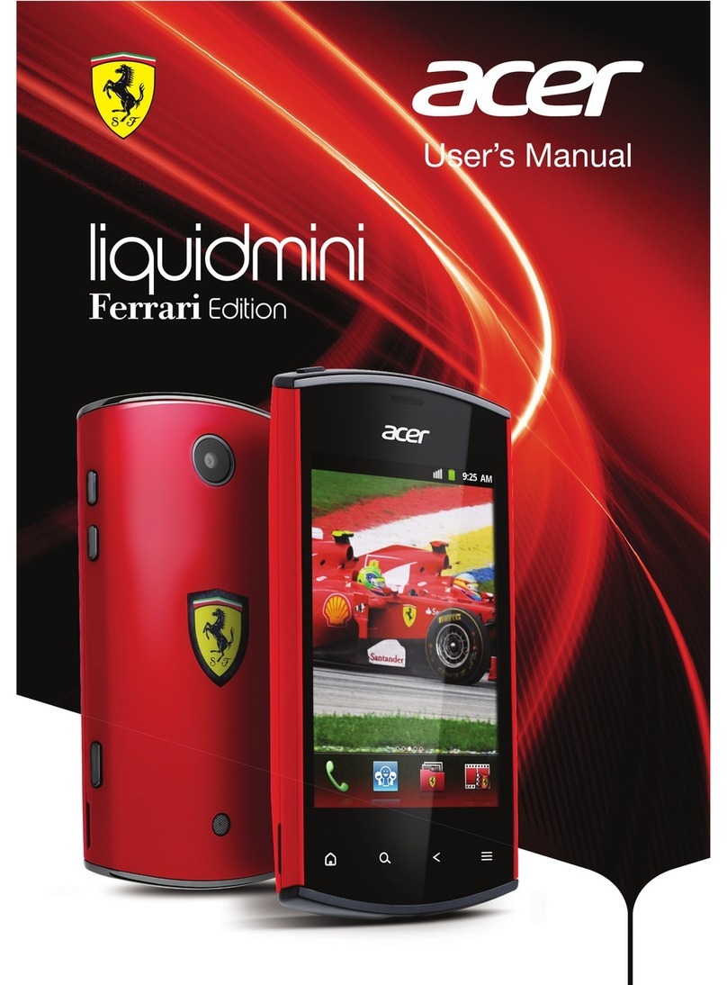 Acer liquidmini Ferrari Edition user manual