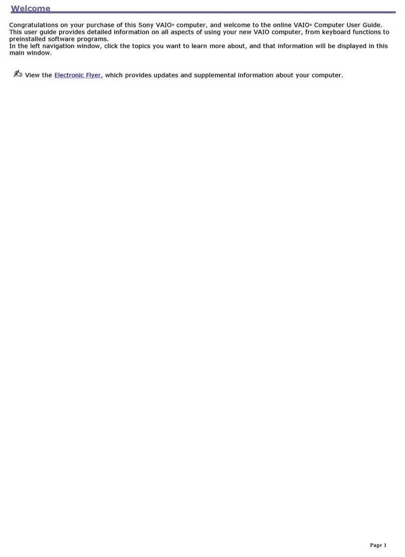 Sony PCG-GRS700K Marketing Specifications Sheet user guide