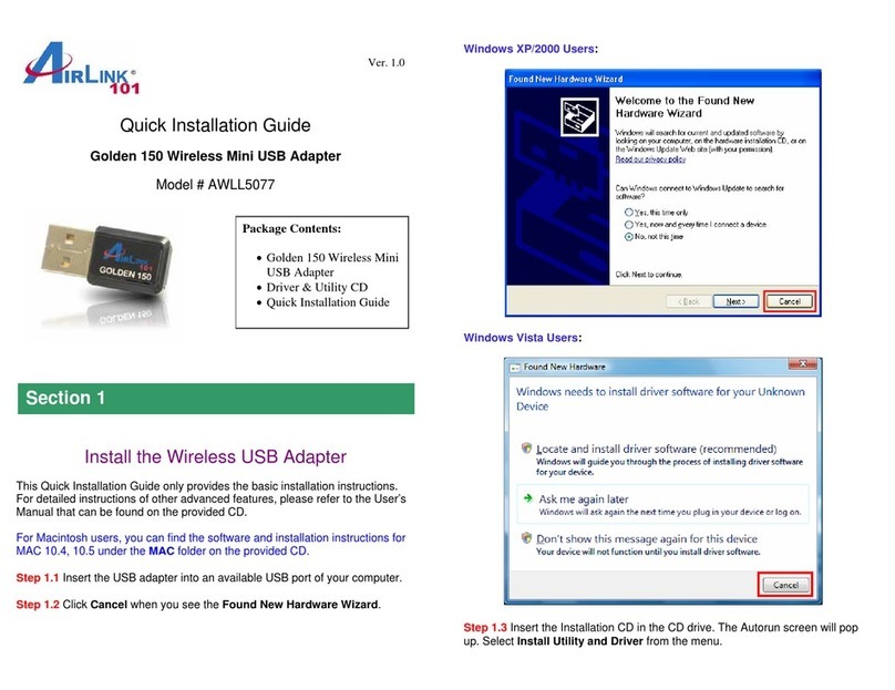 Airlink101 AWLL5077 User manual