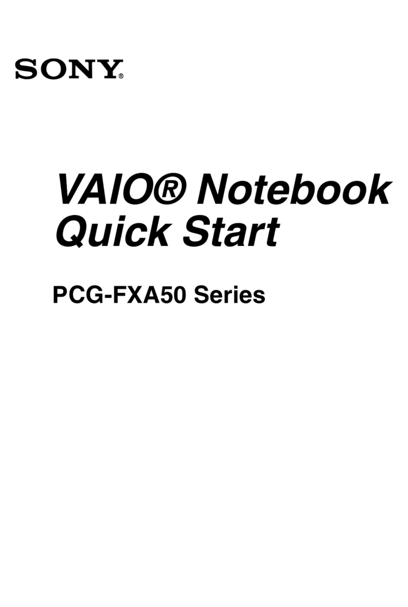 Sony VAIO PCG-FXA53 User manual