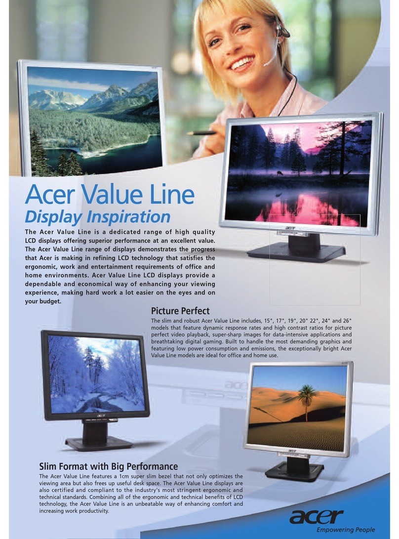 Acer AL1516 - Ab - 15" LCD Monitor User manual