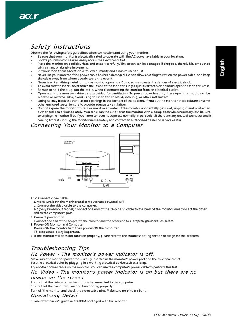 Acer S202HL User manual