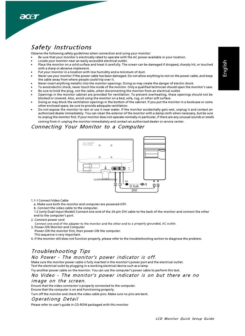 Acer S201HL User manual