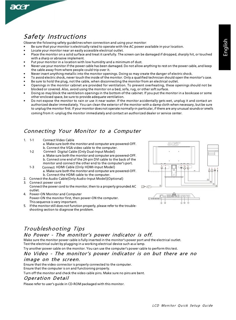 Acer P236H Series User manual