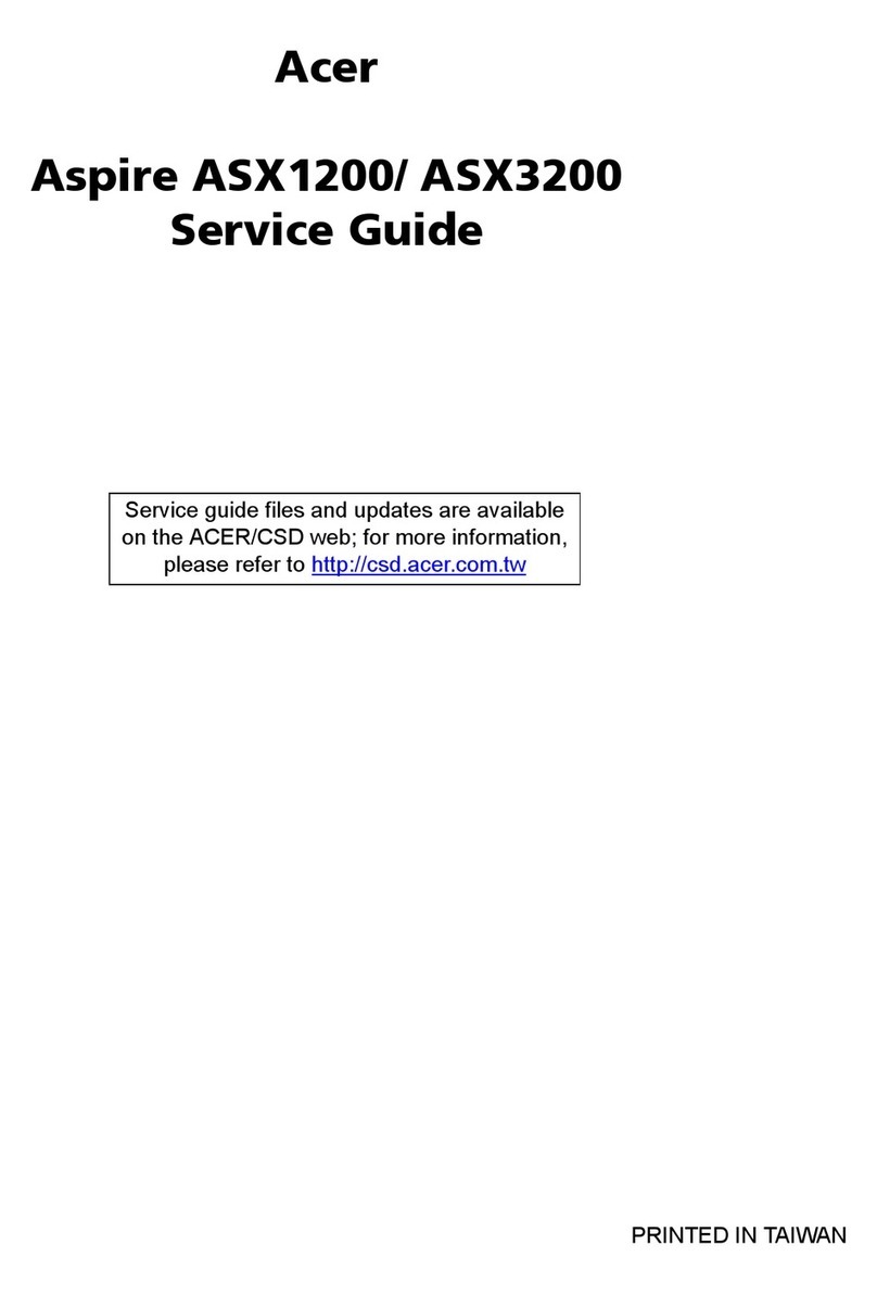 Acer X1200 ED5200A - Aspire User manual