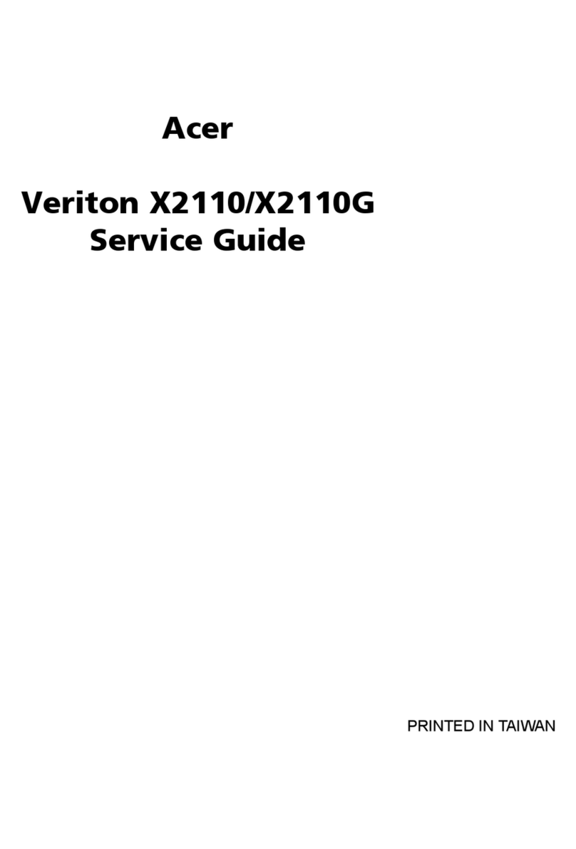 Acer Veriton X2110 User manual Acer Veriton X2110 User manual