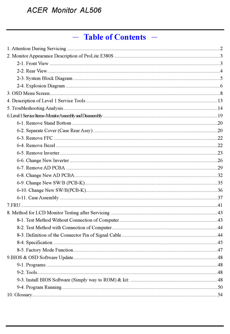 Acer AL506 User manual Acer AL506 User manual