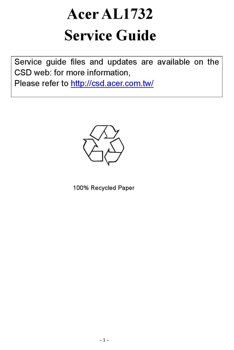 Acer AL1732 User manual