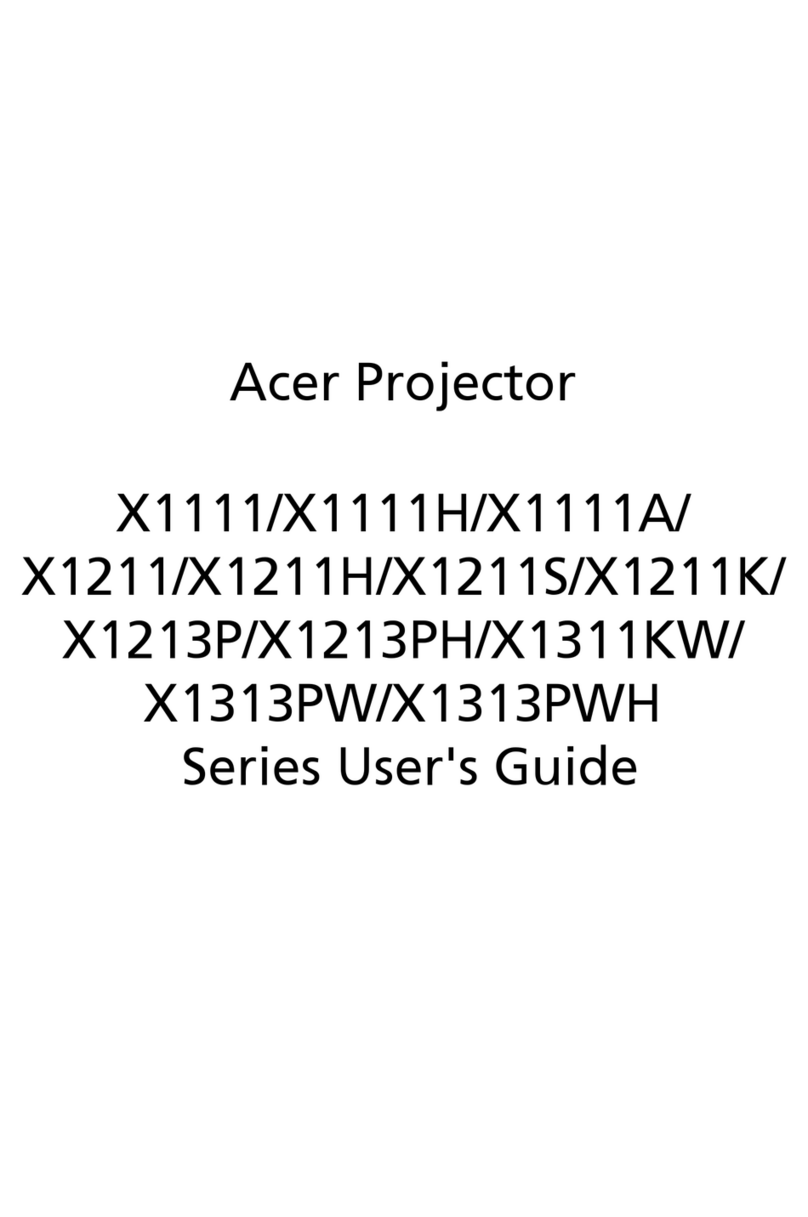 Acer X1111 Series user guide