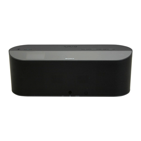 Sony VGF-WA1 operating instructions