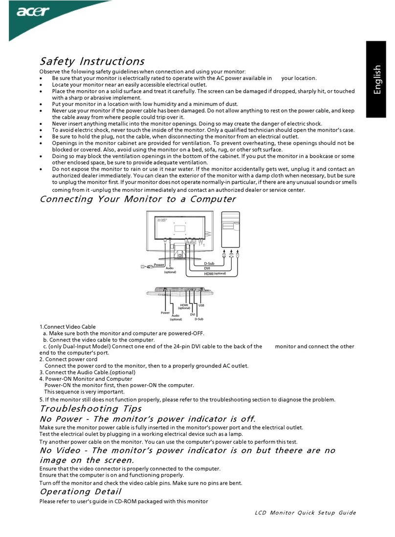 Acer X243H User manual