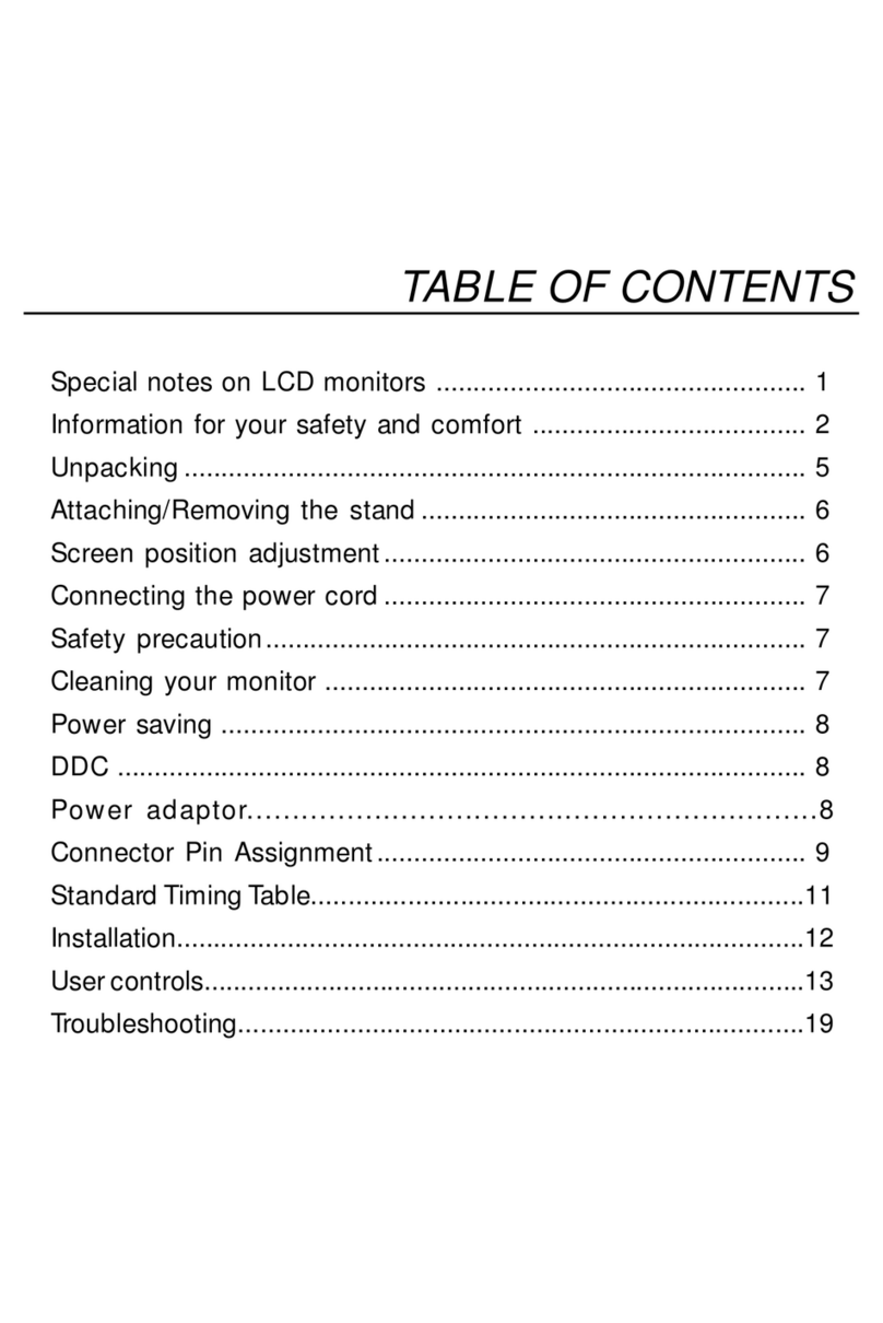 Acer X225HQL User manual