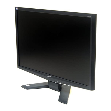 Acer X223 User manual