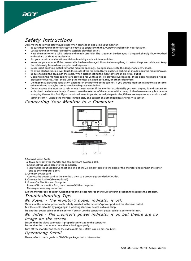 Acer X233HZ User manual Acer X233HZ User manual