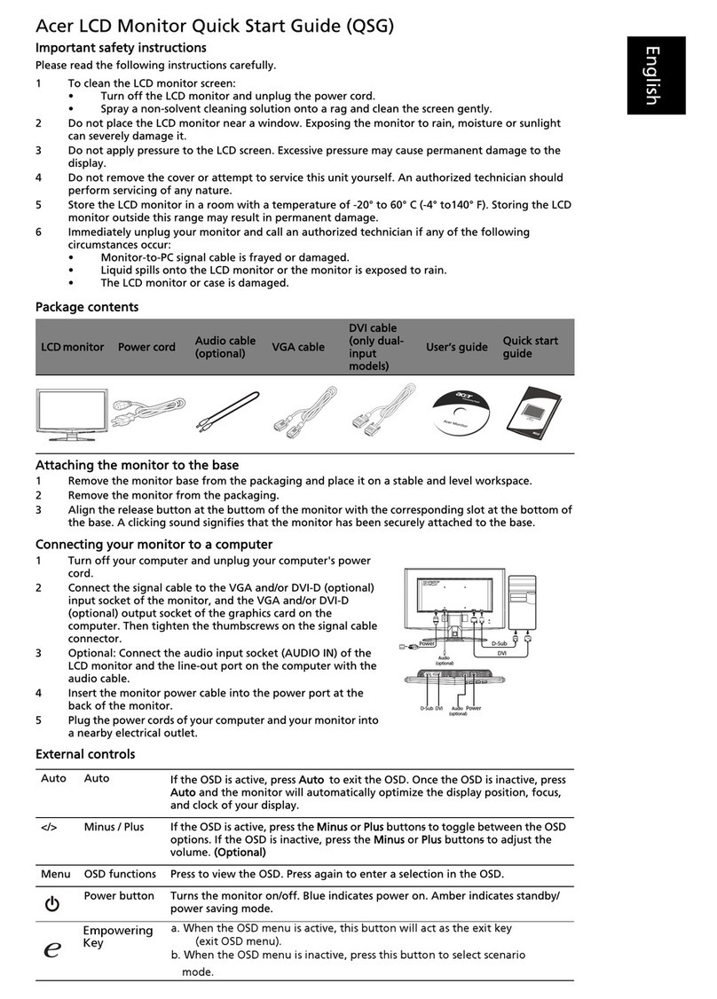 Acer X203H User manual
