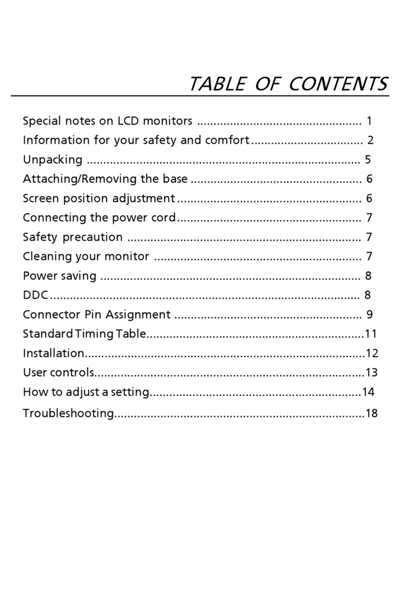 Acer V273H User manual