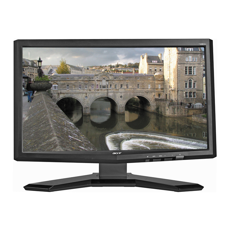 Acer T230H - Bmidh Wide Touch Screen Display User manual