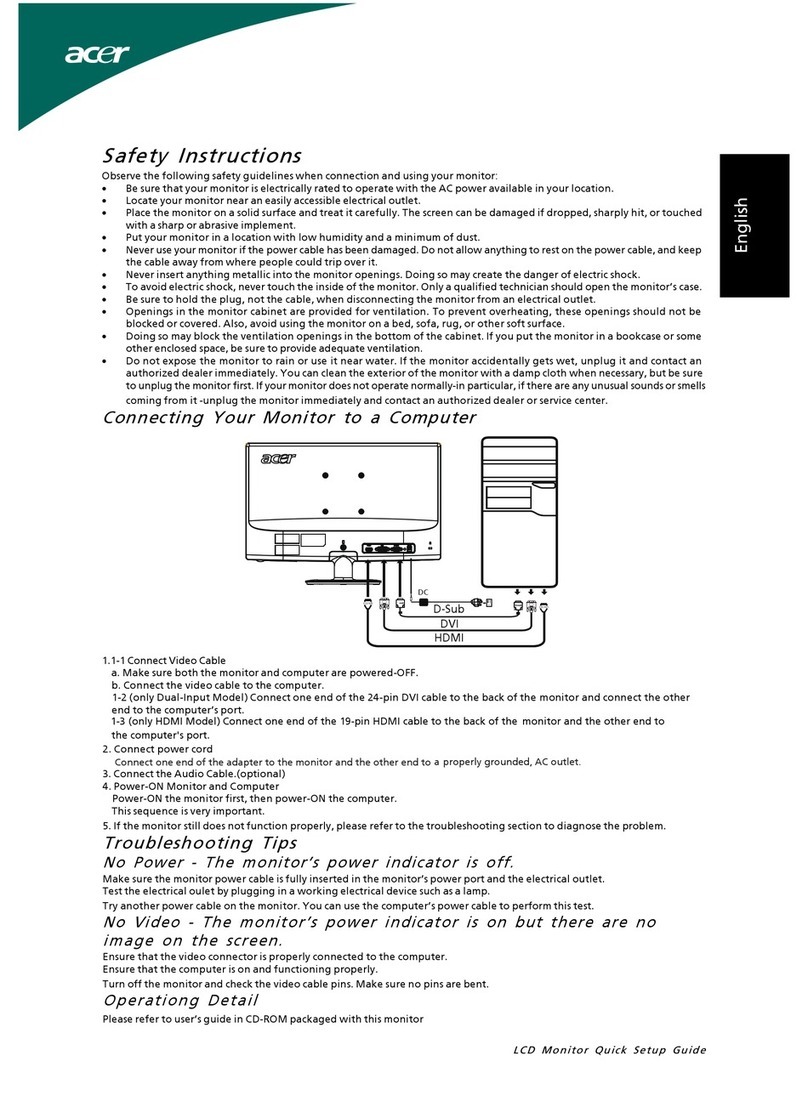 Acer S231HL User manual