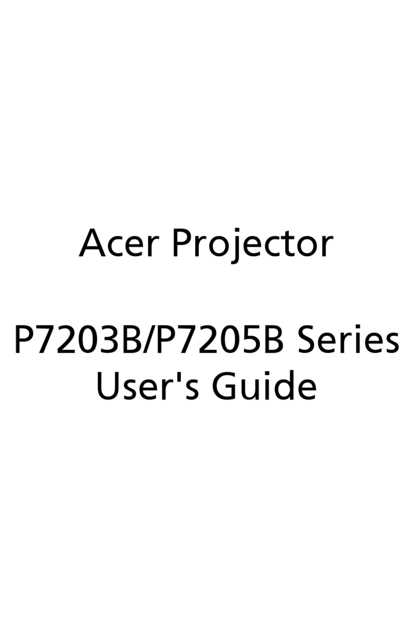 Acer P7203B Series user guide