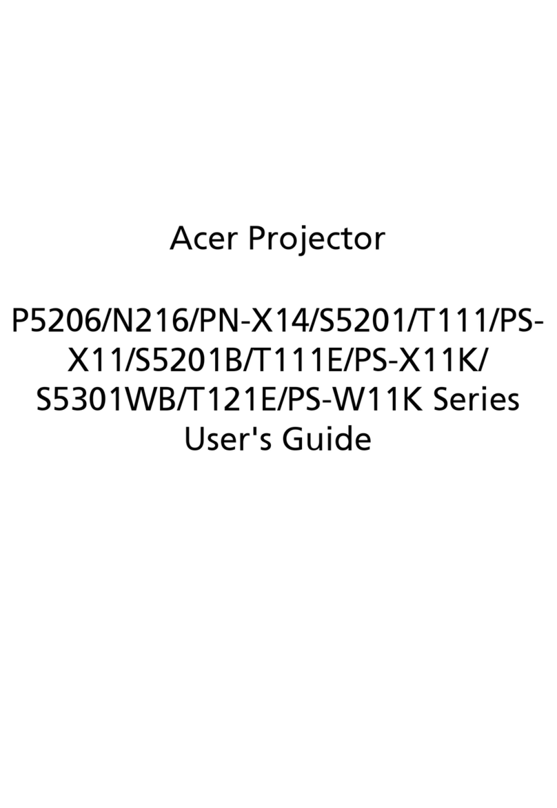Acer P5206 Series User manual
