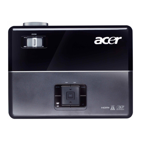 Acer P1200 Series User manual Acer P1200 Series User manual