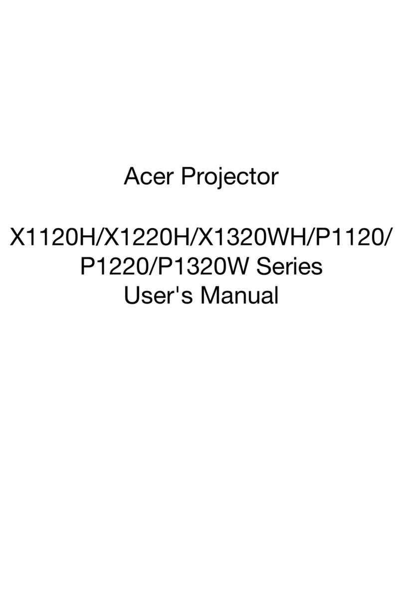 Acer P1120 Series User manual