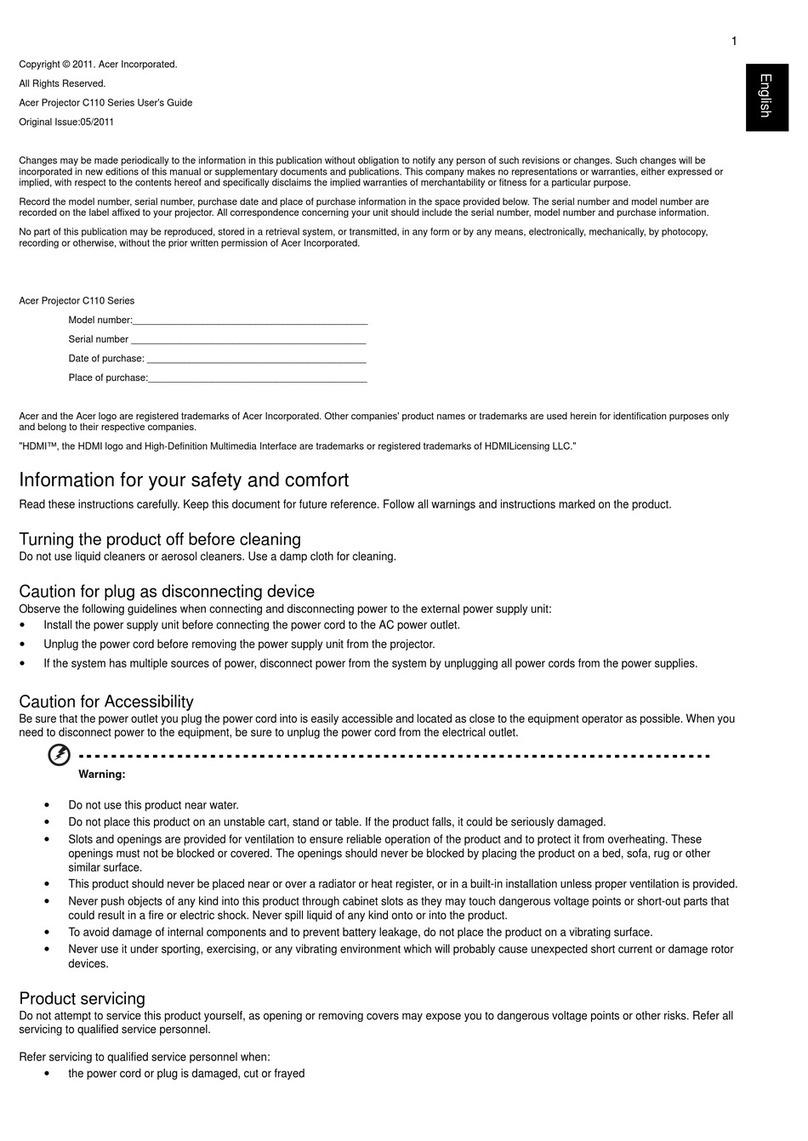 Acer TravelMate C110 Series User manual Acer TravelMate C110 Series User manual