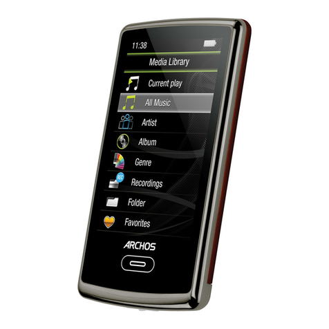 Archos 3 Vision 501339 manual