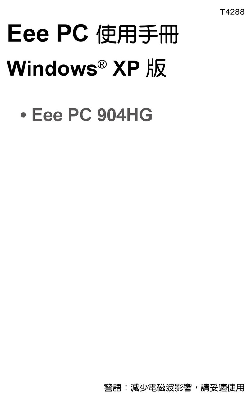 Asus Eee PC 904HG User manual