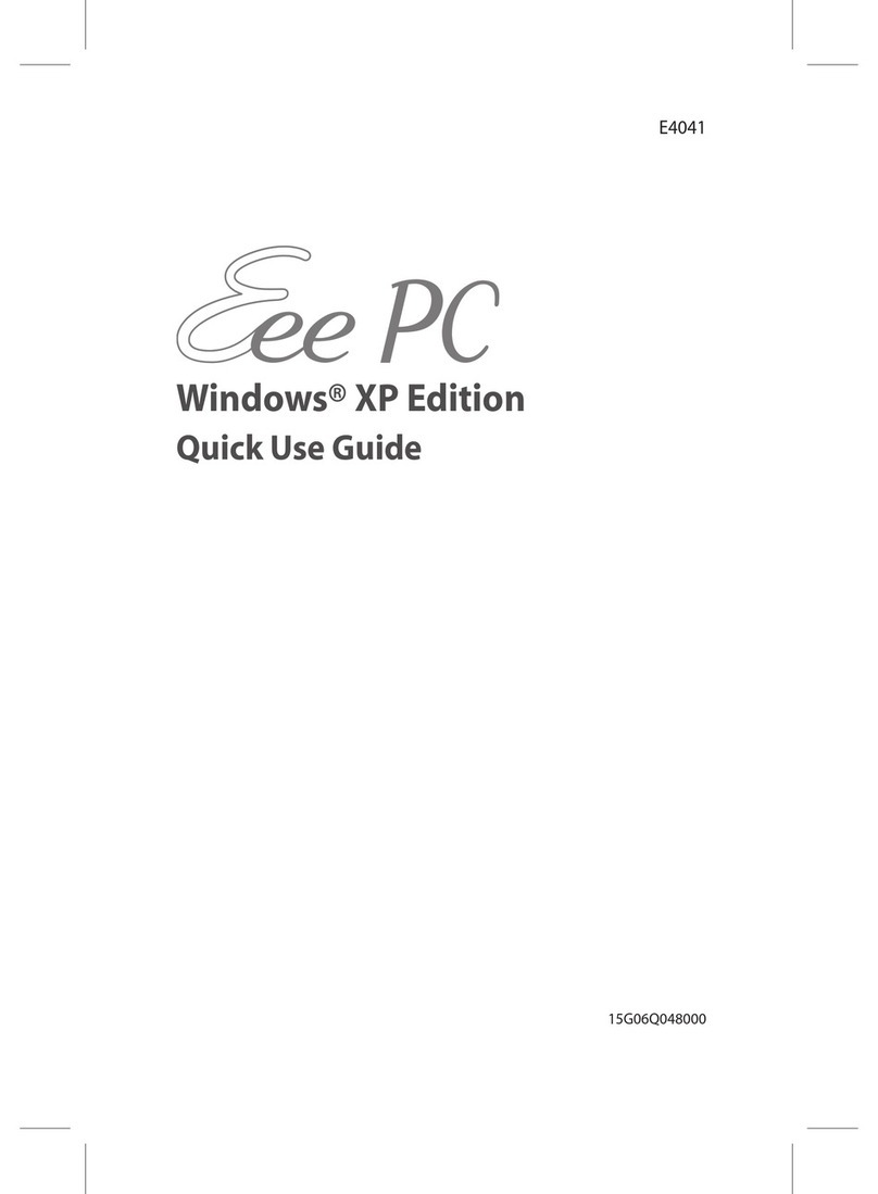 Asus Eee PC 701SD XP Operating manual