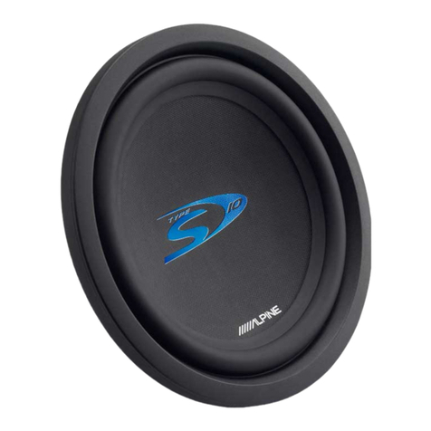Alpine SWS-1023D User guide Alpine SWS-1023D User guide