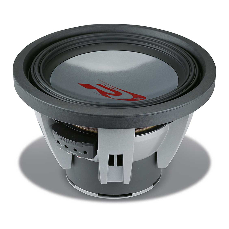 Alpine SWR 1242D - Type-R Car Subwoofer Driver manual