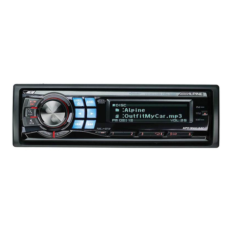 Alpine CDA-9885 owner's manual