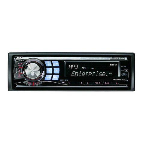 Alpine CDA-9883 owner's manual