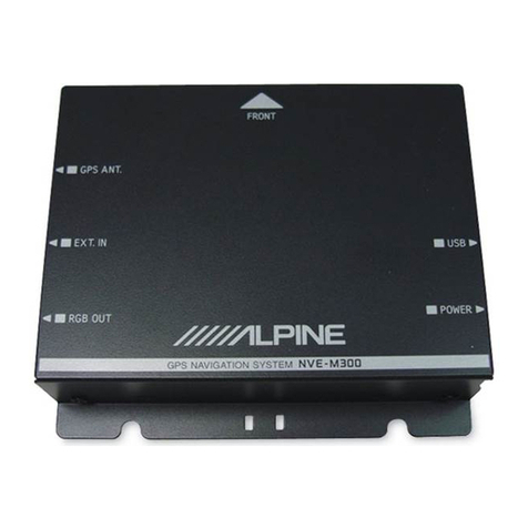 Alpine NVE-M300 User manual