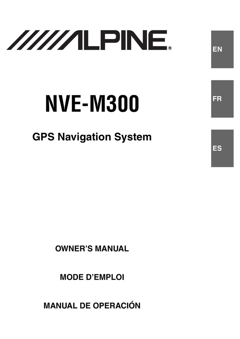 Alpine NVE-M300 User manual
