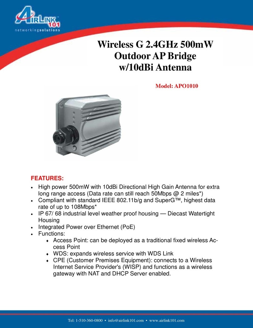 Airlink101 APO1010 Specifications