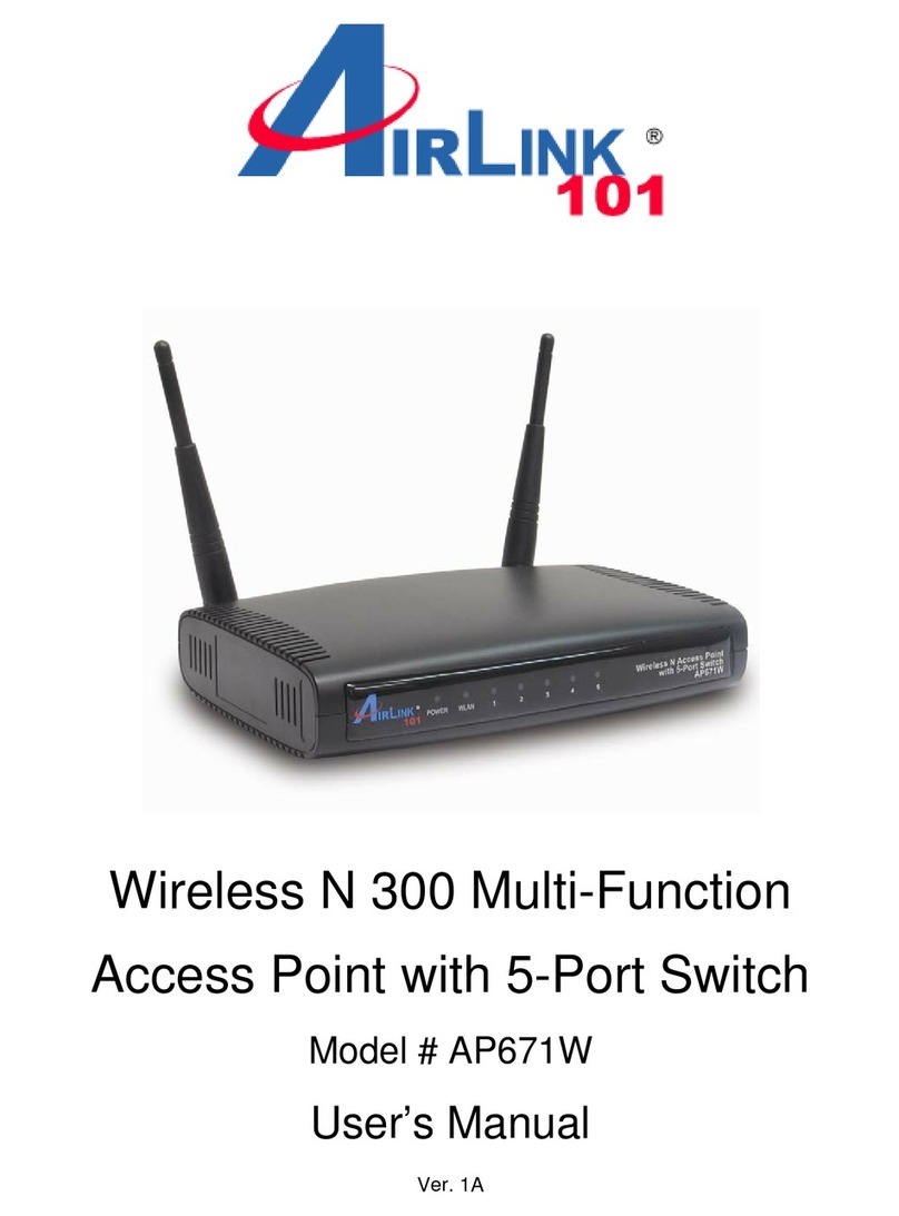 Airlink101 AP671W User manual