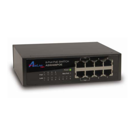 Airlink101 ASW408POE Quick installation guide