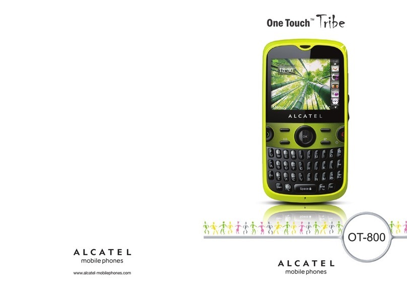 Alcatel One Touch Tribe OT-800 manual