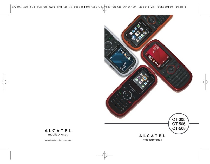 Alcatel OT-305 manual