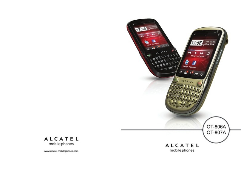 Alcatel OT-806 manual