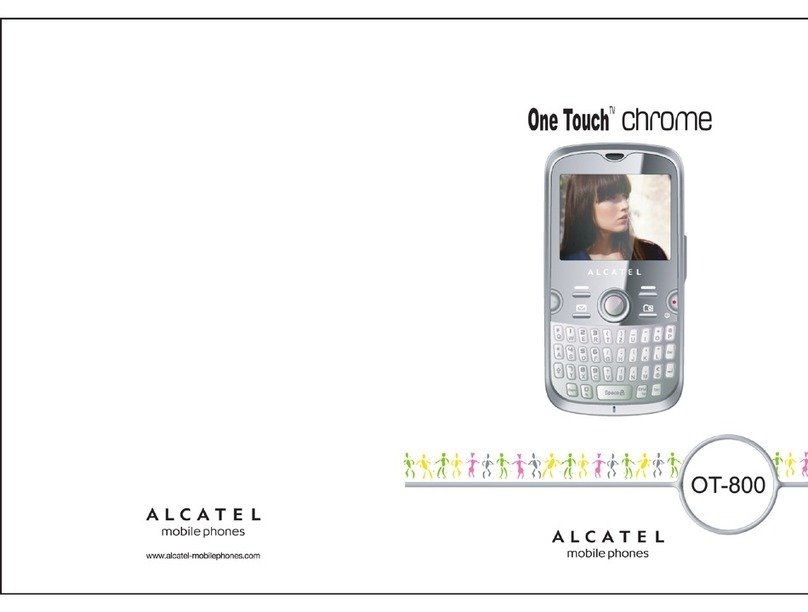 Alcatel One Touch CHROME User manual
