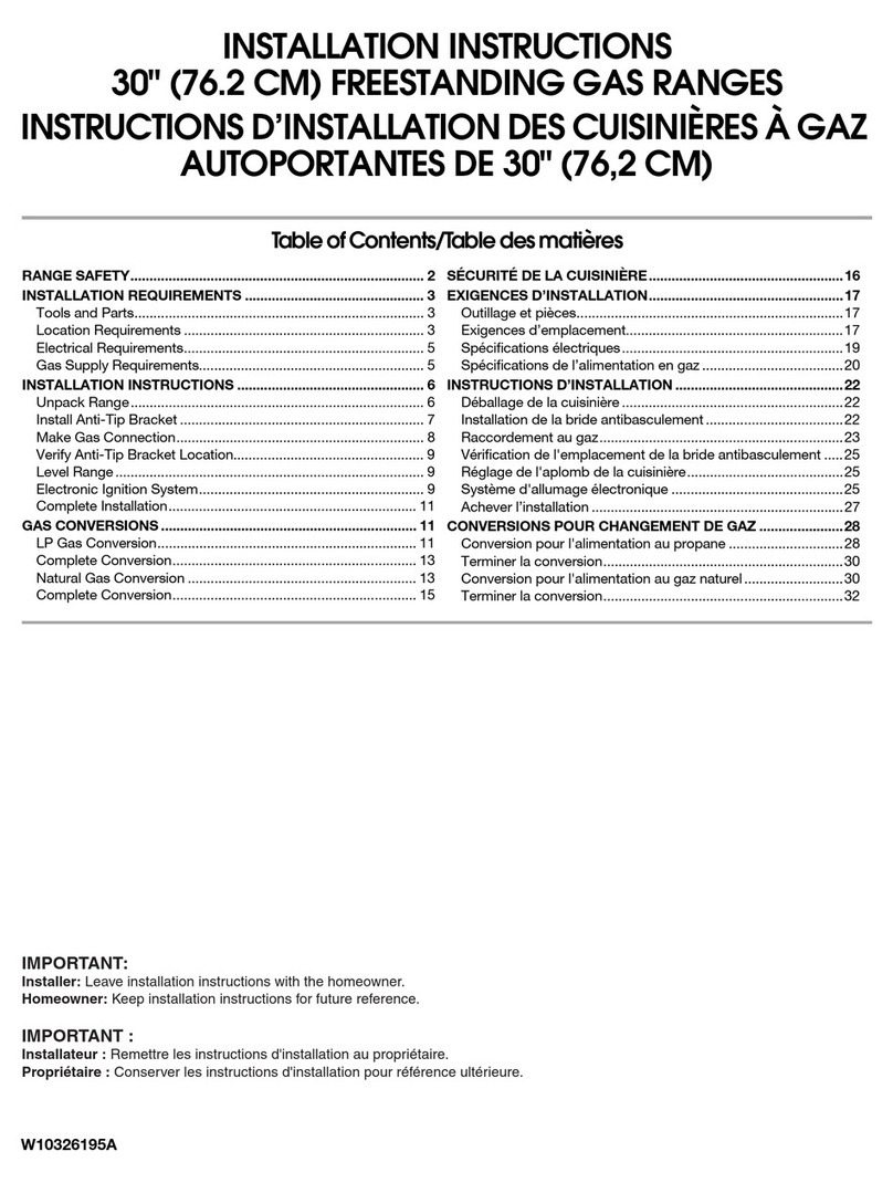 Amana AGR4433XDS User manual