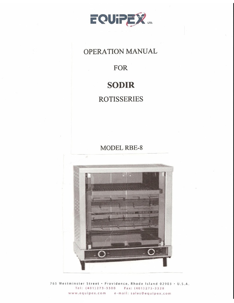 Equipex SODIR RBE-8 Operation manual